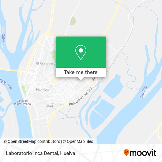 Laboratorio Inca Dental map