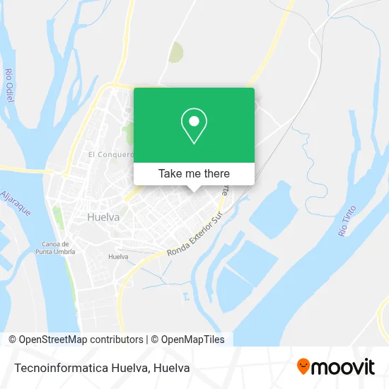 Tecnoinformatica Huelva map