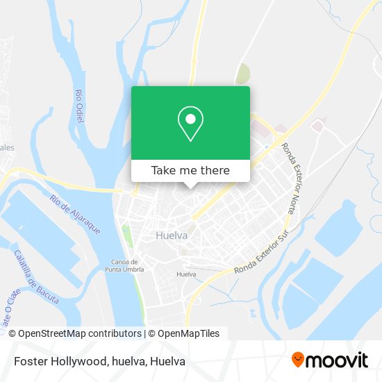 mapa Foster Hollywood, huelva