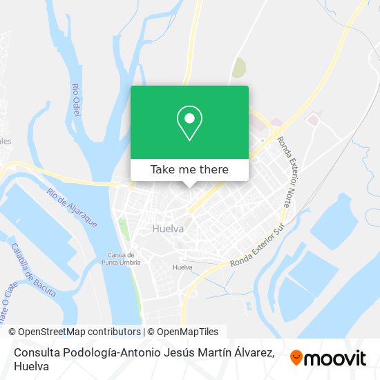 Consulta Podología-Antonio Jesús Martín Álvarez map