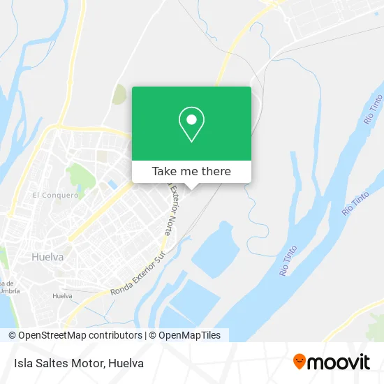 Isla Saltes Motor map