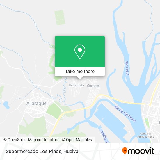 Supermercado Los Pinos map