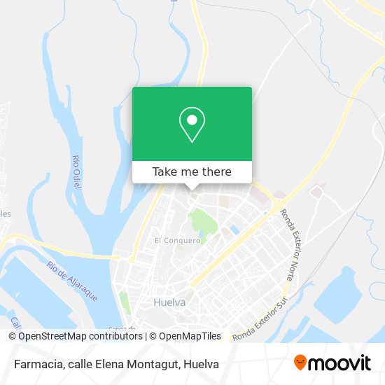 mapa Farmacia, calle Elena Montagut