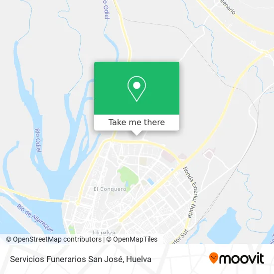 Servicios Funerarios San José map