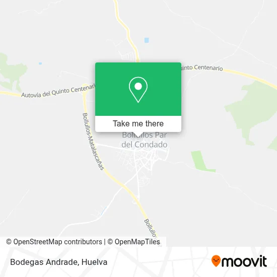 Bodegas Andrade map
