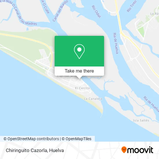 Chiringuito Cazorla map