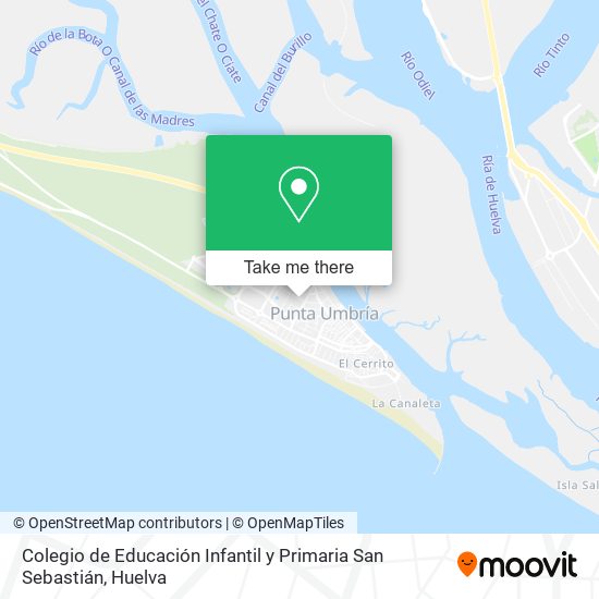 Colegio de Educación Infantil y Primaria San Sebastián map