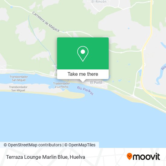 mapa Terraza Lounge Marlin Blue