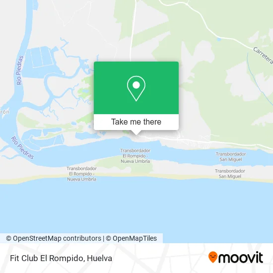 Fit Club El Rompido map