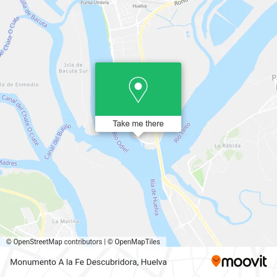 Monumento A la Fe Descubridora map