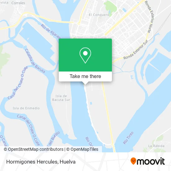 Hormigones Hercules map