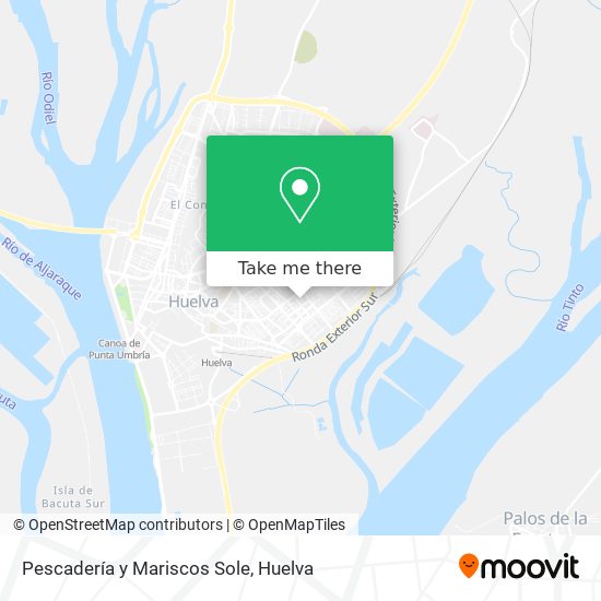 Pescadería y Mariscos Sole map