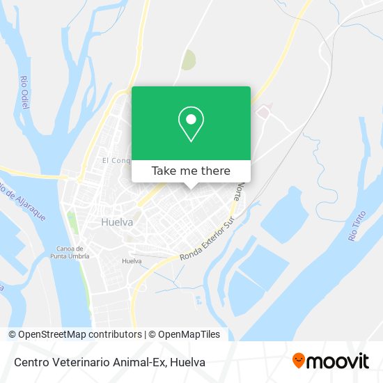 Centro Veterinario Animal-Ex map