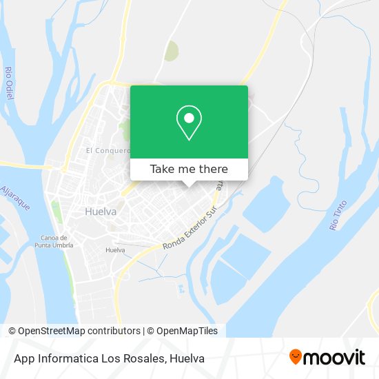 App Informatica Los Rosales map