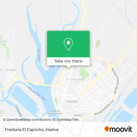 Freiduria El Capricho map