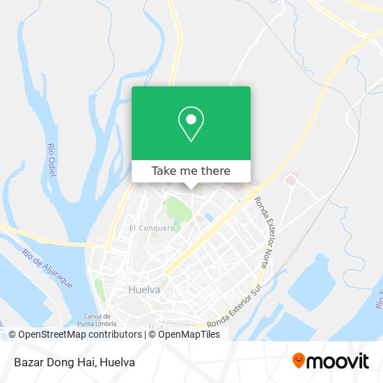 Bazar Dong Hai map