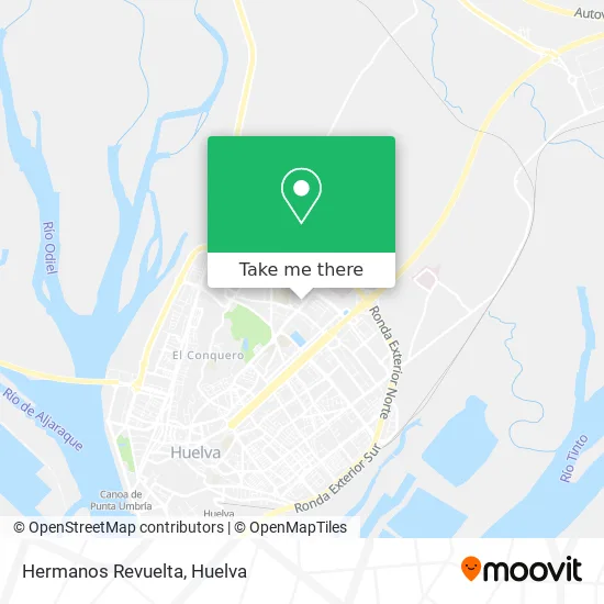 Hermanos Revuelta map
