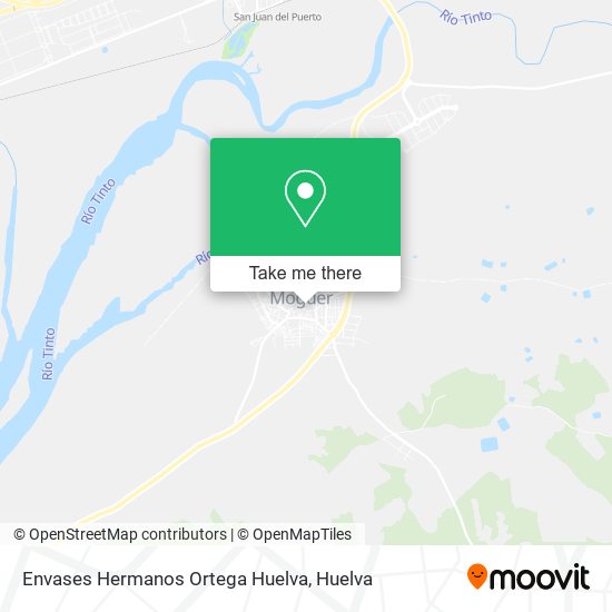 Envases Hermanos Ortega Huelva map