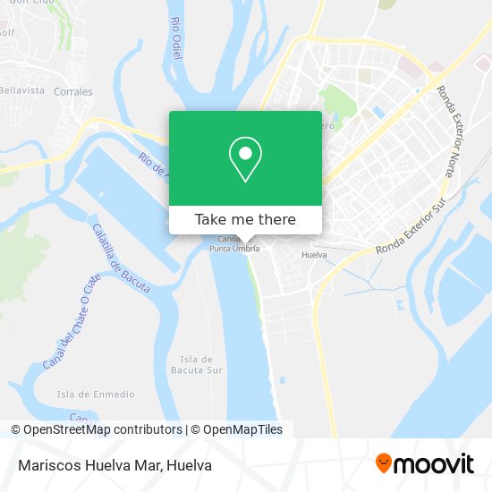 Mariscos Huelva Mar map