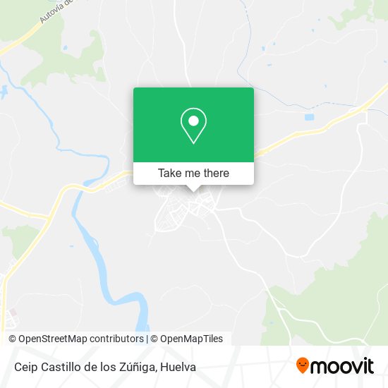 Ceip Castillo de los Zúñiga map