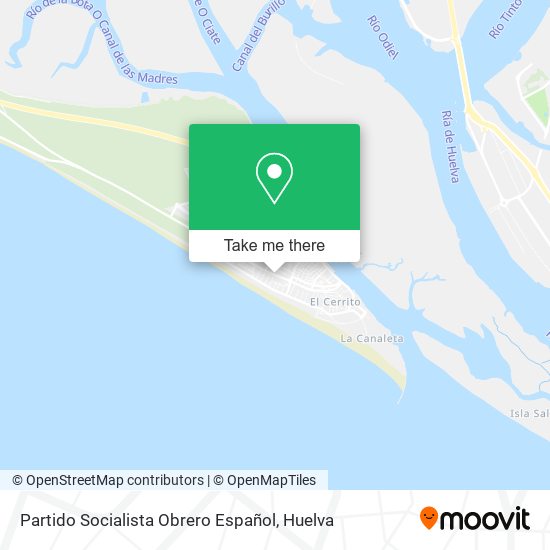 mapa Partido Socialista Obrero Español