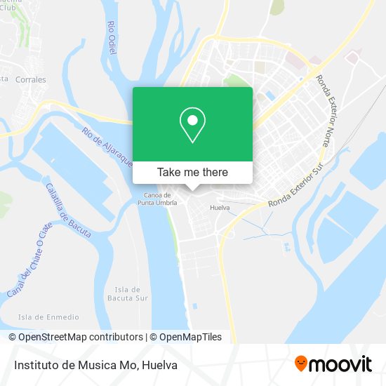 Instituto de Musica Mo map