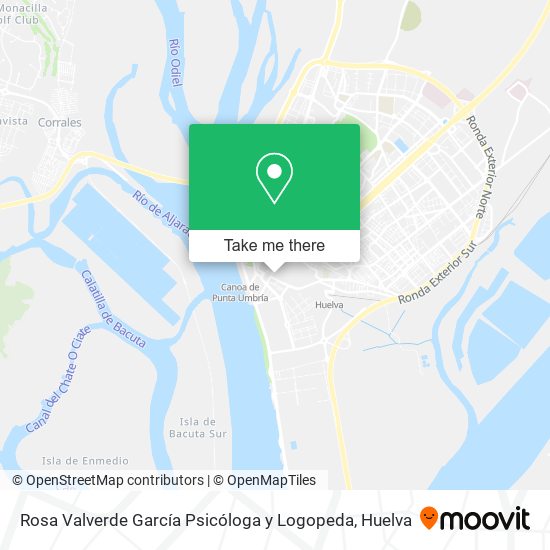 Rosa Valverde García Psicóloga y Logopeda map