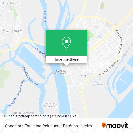 Coccolare Estilistas Peluqueria-Estética map