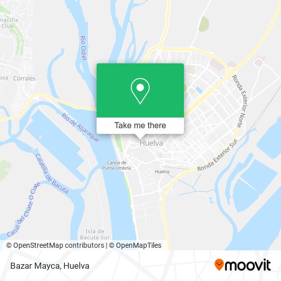 mapa Bazar Mayca