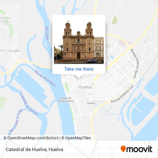 mapa Catedral de Huelva