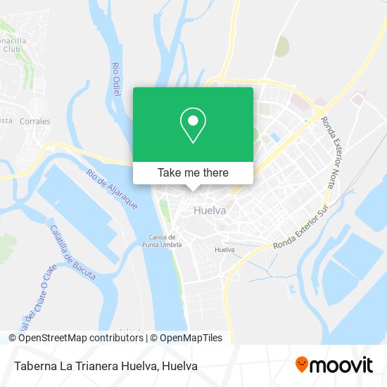 Taberna La Trianera Huelva map