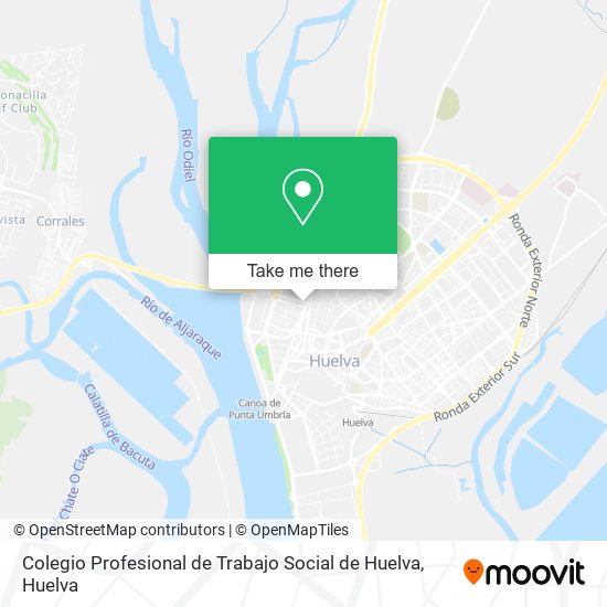 Colegio Profesional de Trabajo Social de Huelva map