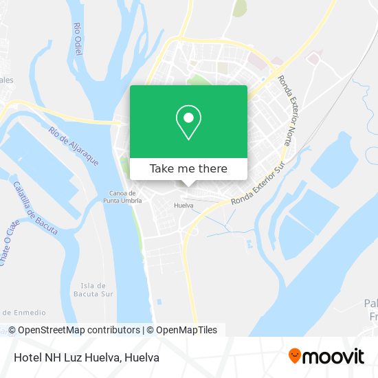 Hotel NH Luz Huelva map