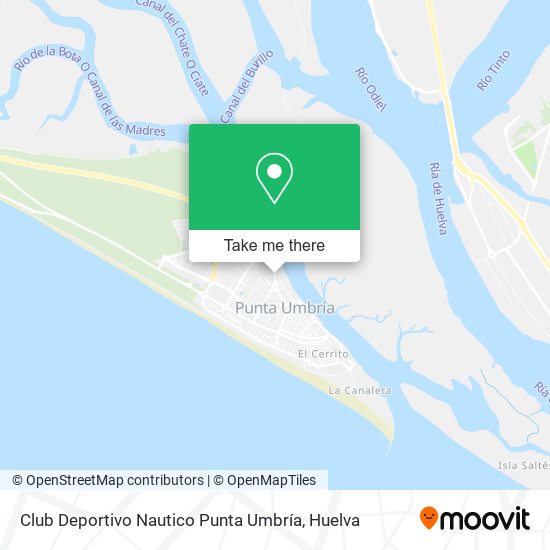 Club Deportivo Nautico Punta Umbría map