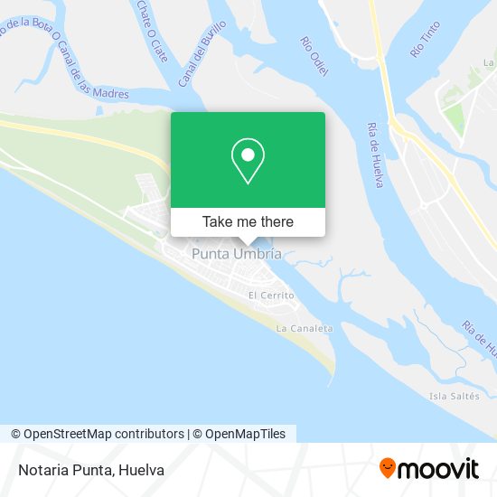 Notaria Punta map