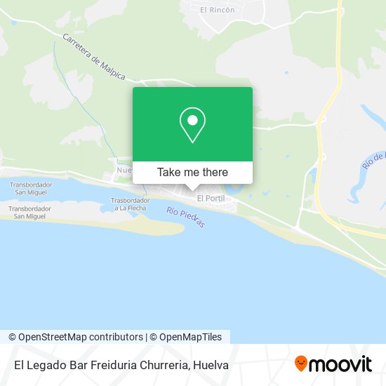 El Legado Bar Freiduria Churreria map
