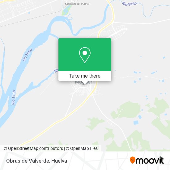 Obras de Valverde map