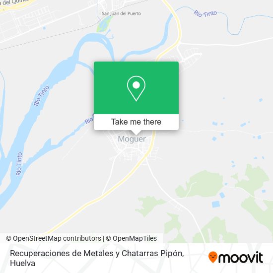 Recuperaciones de Metales y Chatarras Pipón map