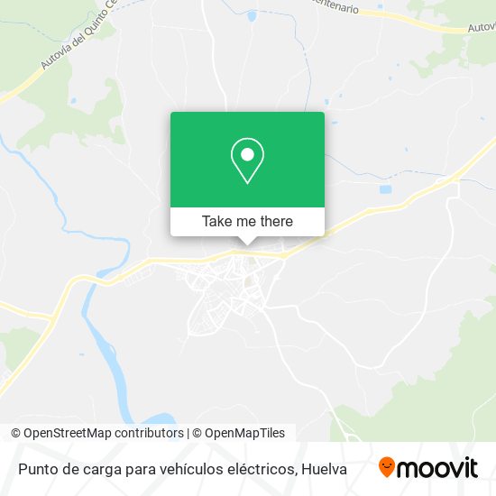 Punto de carga para vehículos eléctricos map