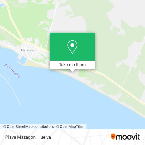 Playa Mazagon map