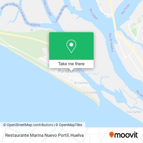 mapa Restaurante Marina Nuevo Portil