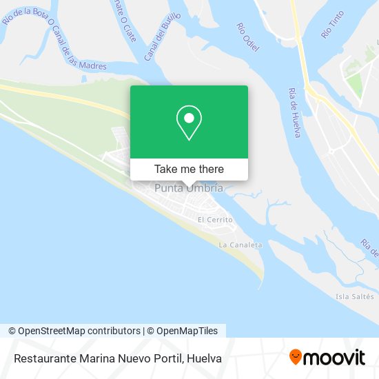 Restaurante Marina Nuevo Portil map