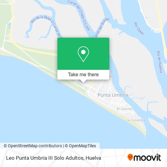 mapa Leo Punta Umbría III Solo Adultos