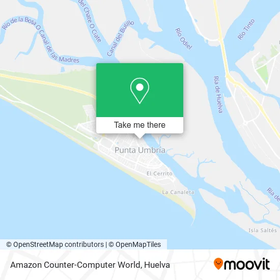Amazon Counter-Computer World map
