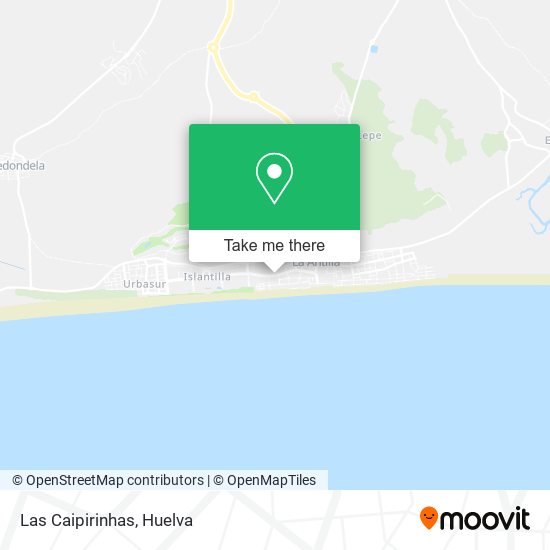 Las Caipirinhas map