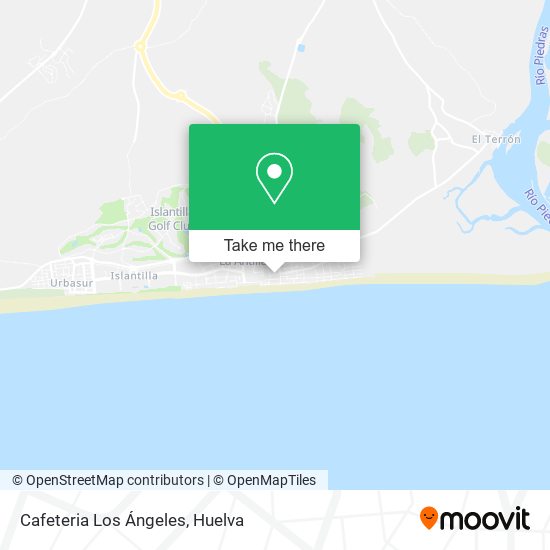 Cafeteria Los Ángeles map