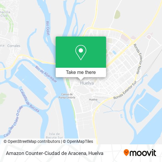 Amazon Counter-Ciudad de Aracena map