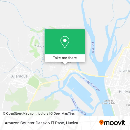 Amazon Counter-Desavio El Paso map