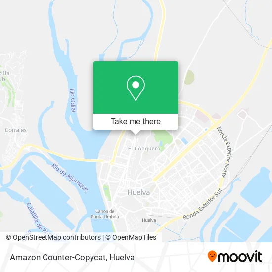 Amazon Counter-Copycat map