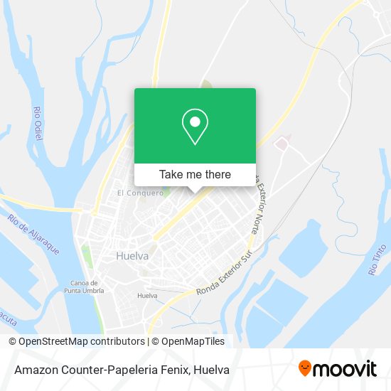 Amazon Counter-Papeleria Fenix map